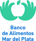 Logo con dos manos verdes del Banco de Alimentos Mar del Plata